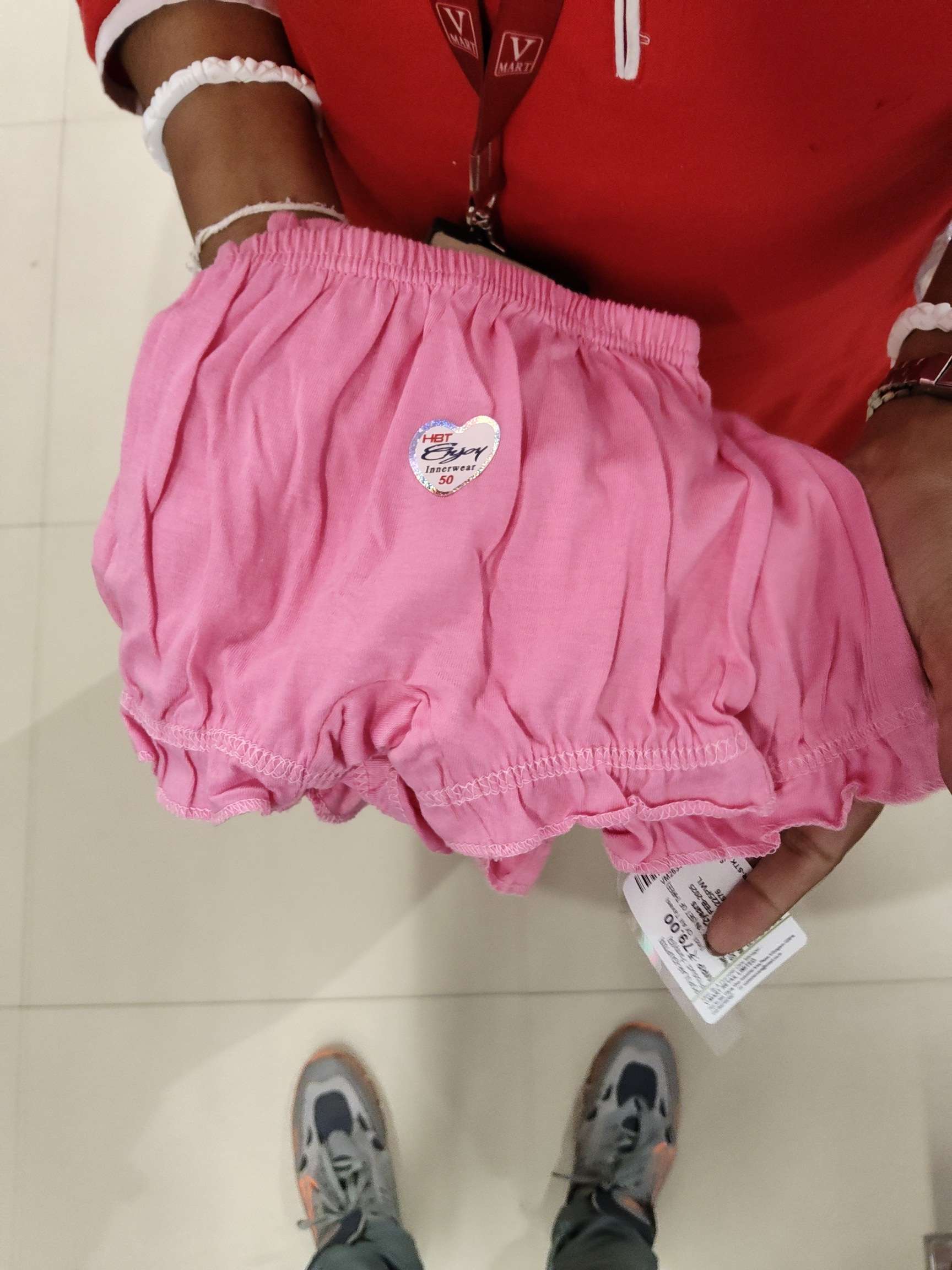 pink single jersey panty - 21926106 - Zoom Image - 0