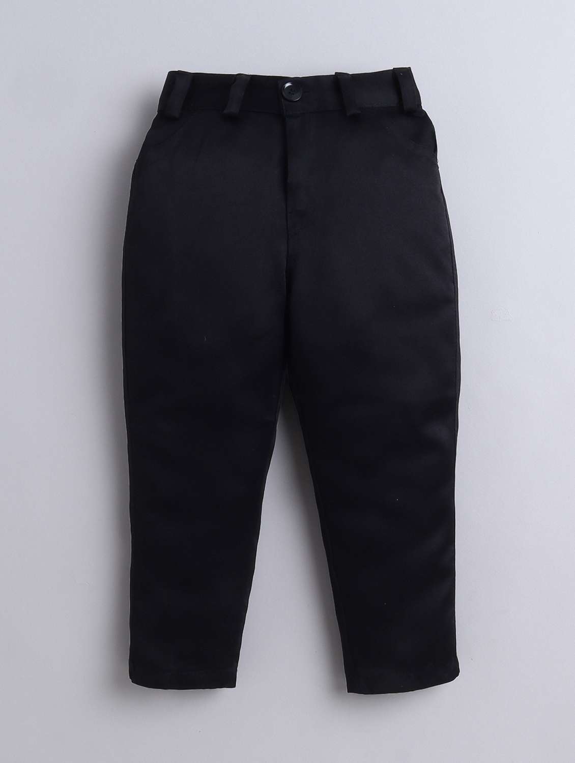 boys solid long sleeve three piece suit set - 21926682 -  Standard Image - 3