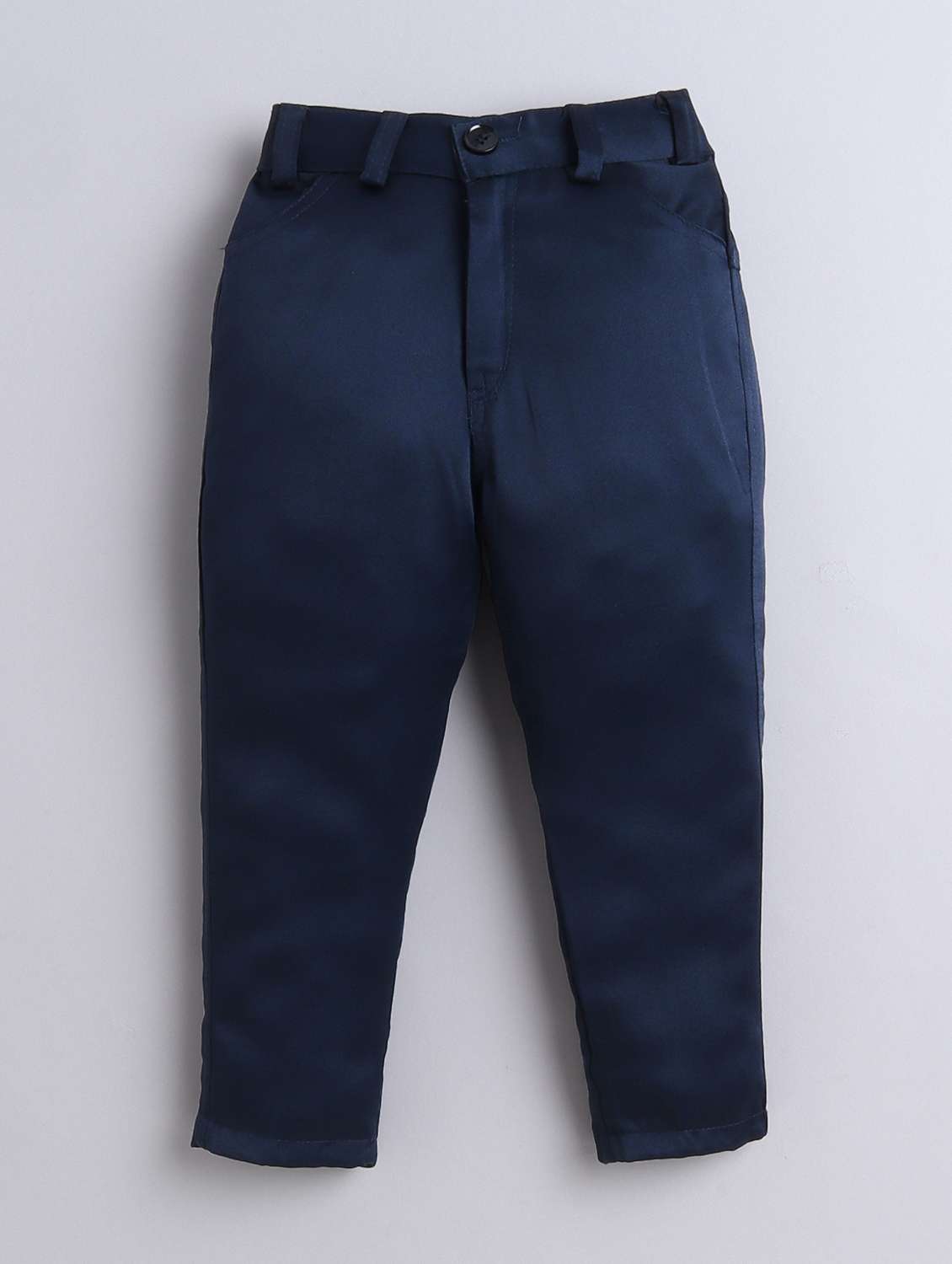 boys solid long sleeve three piece suit set - 21926683 -  Standard Image - 3