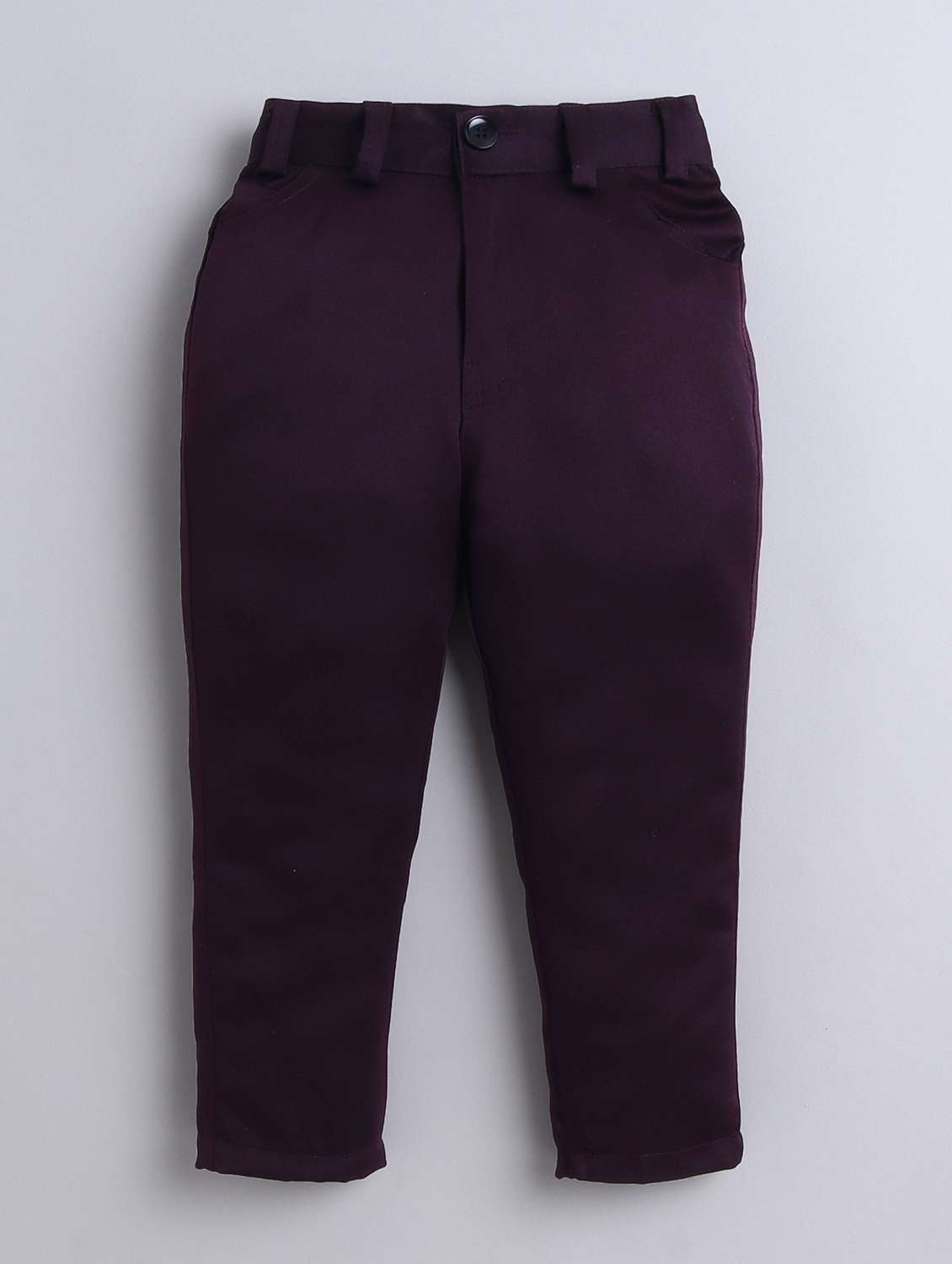 boys solid long sleeve three piece suit set - 21926684 -  Standard Image - 3