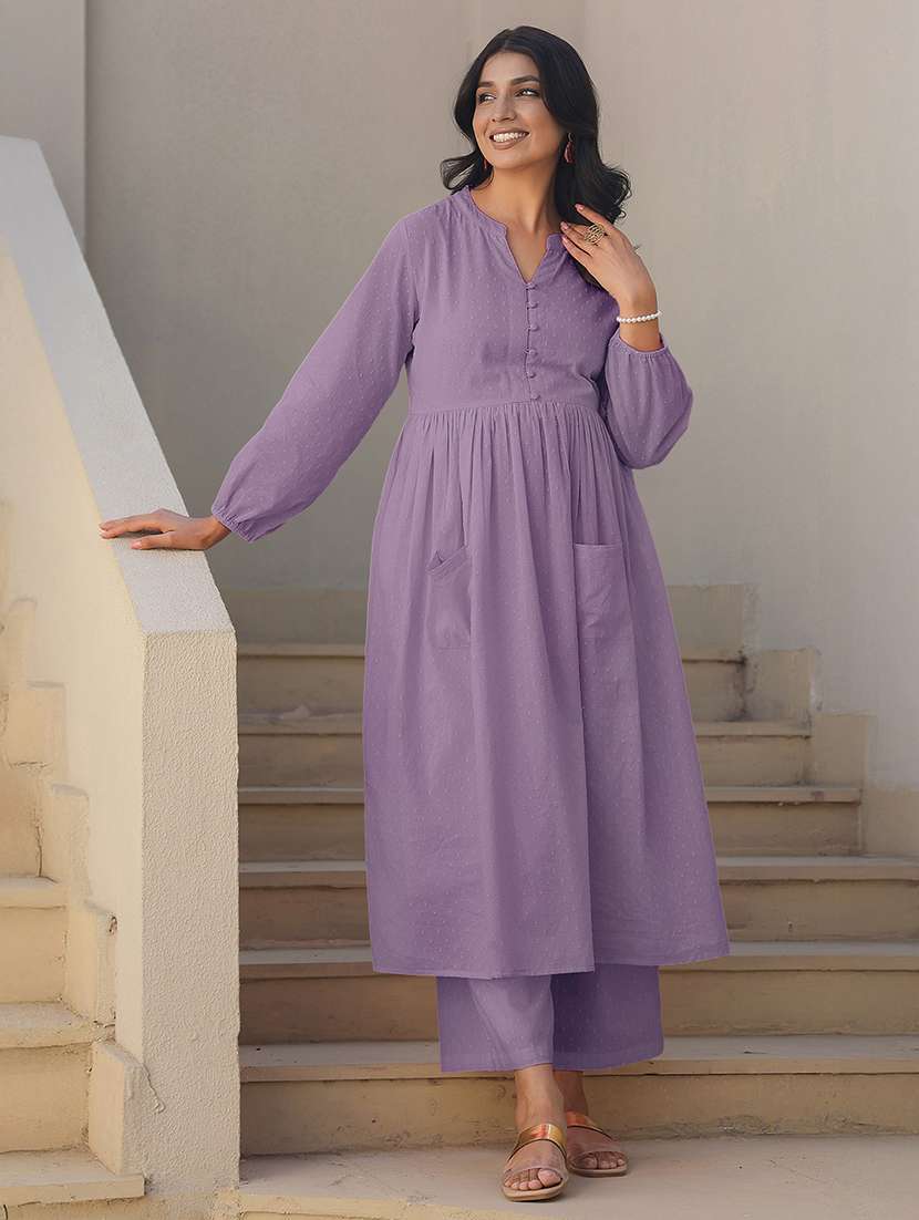 women self design maternity wear kurta palazzo set - 21926830 - Standard Image - 5