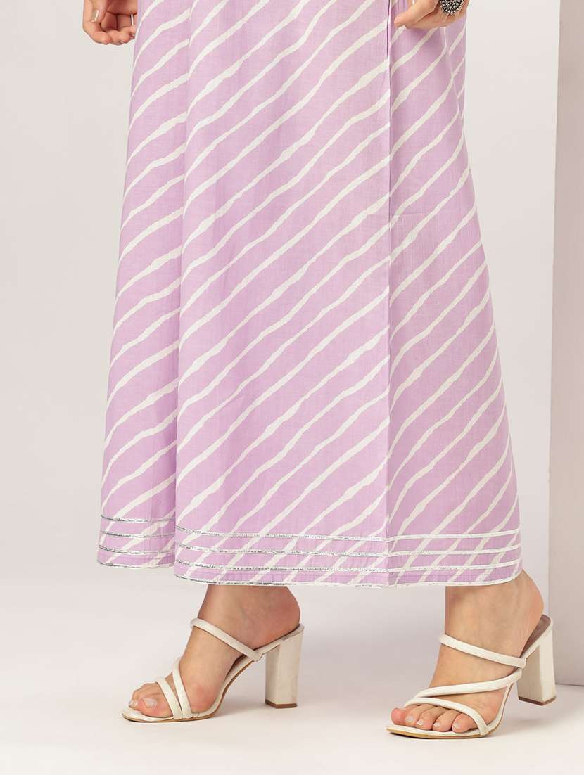 women three quarter sleeve kurta palazzo with dupatta set - 21926835 - Standard Image - 8