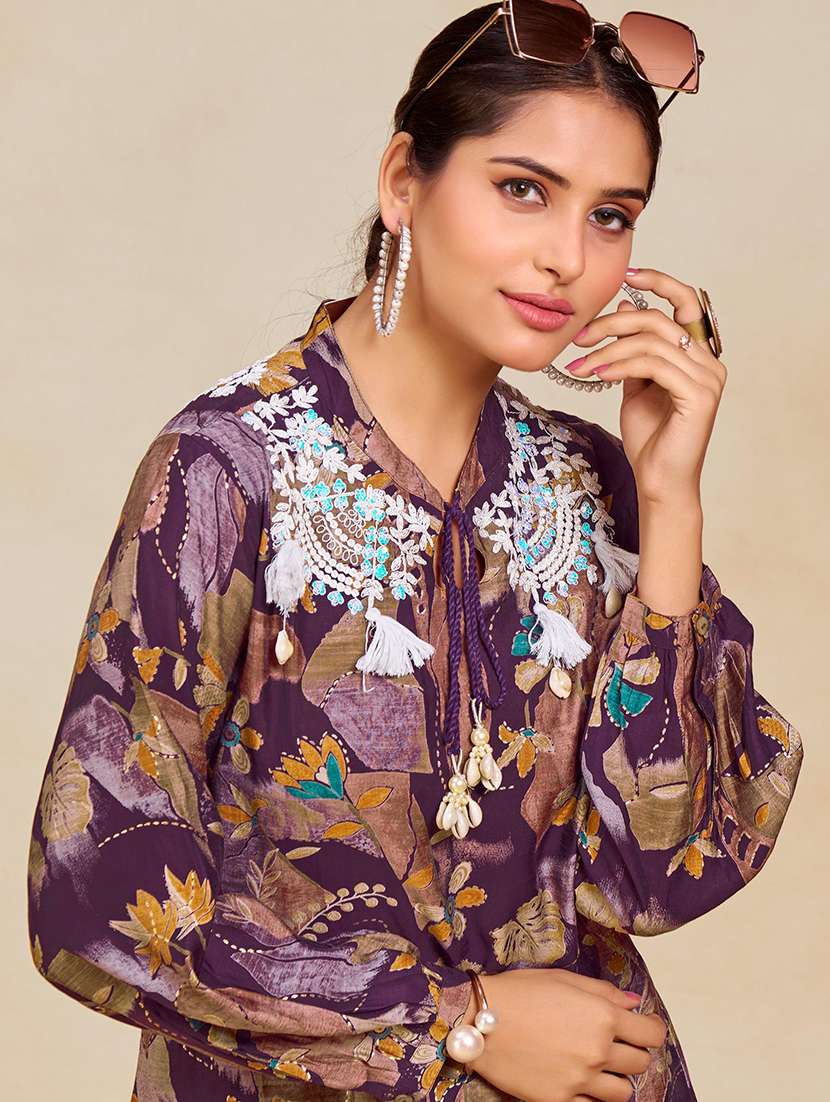 purple modal coord set - 21927947 - Standard Image - 3