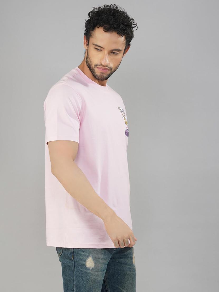 men printed short sleeves regular fit t-shirt - 21928062 - Standard Image - 3