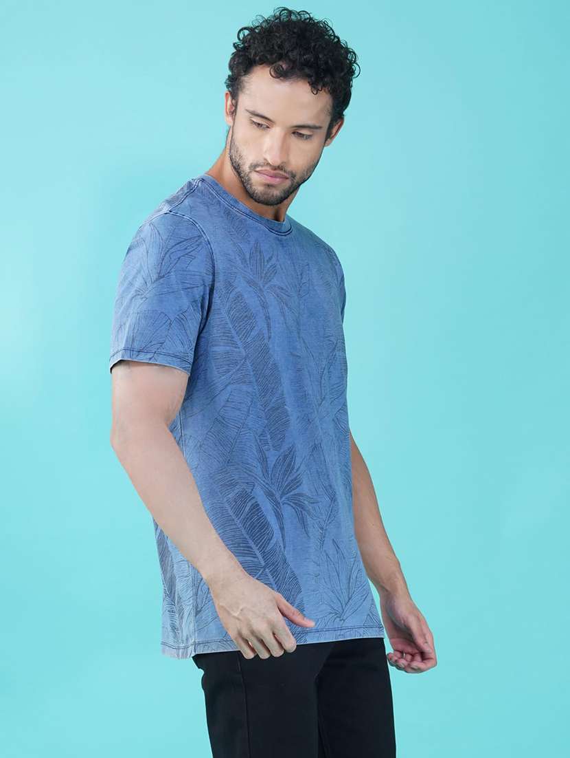 men printed short sleeves loose fit t-shirt - 21928106 - Standard Image - 3