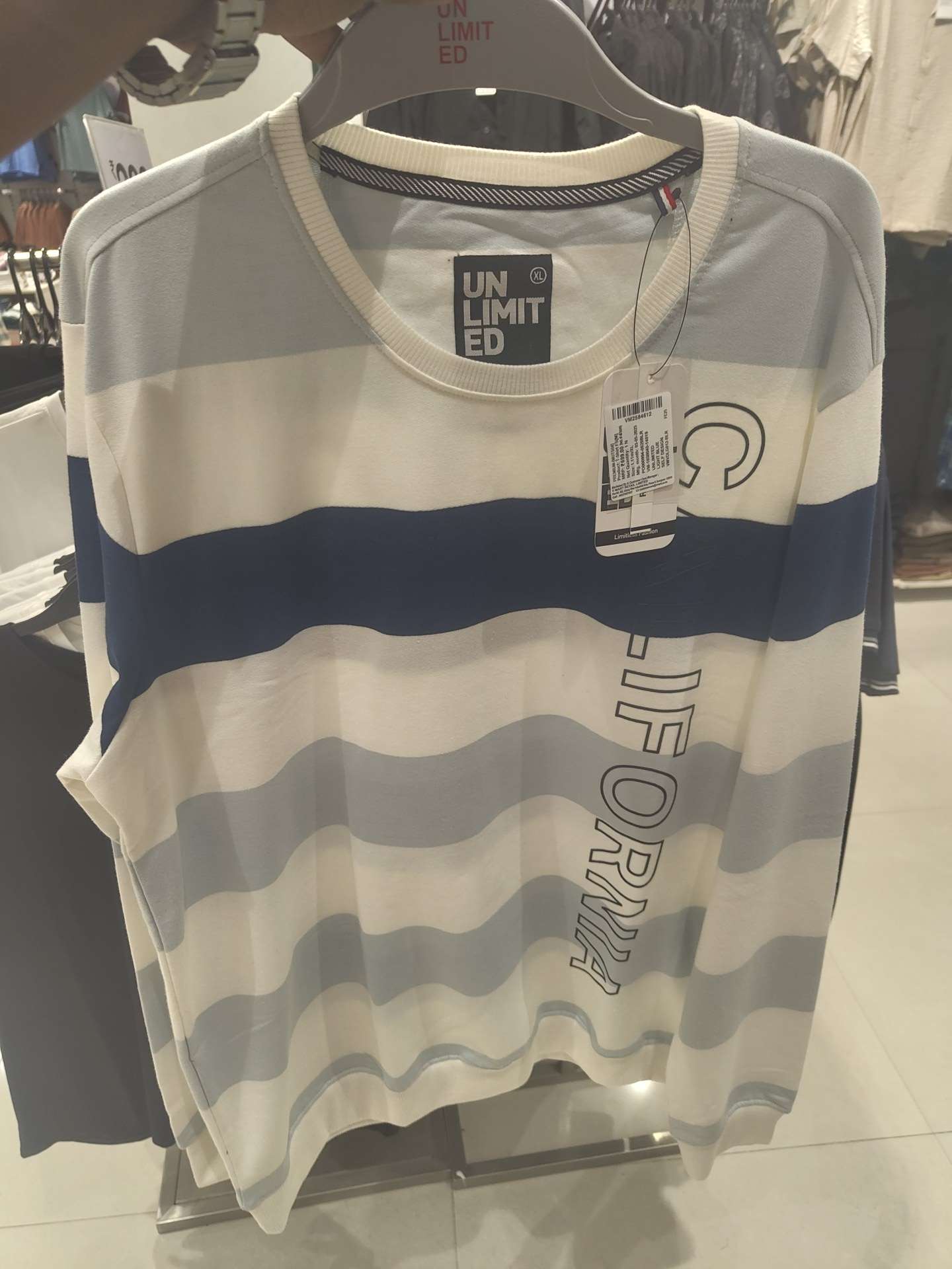 light blue cotton polyester tshirt - 21928535 - Zoom Image - 0