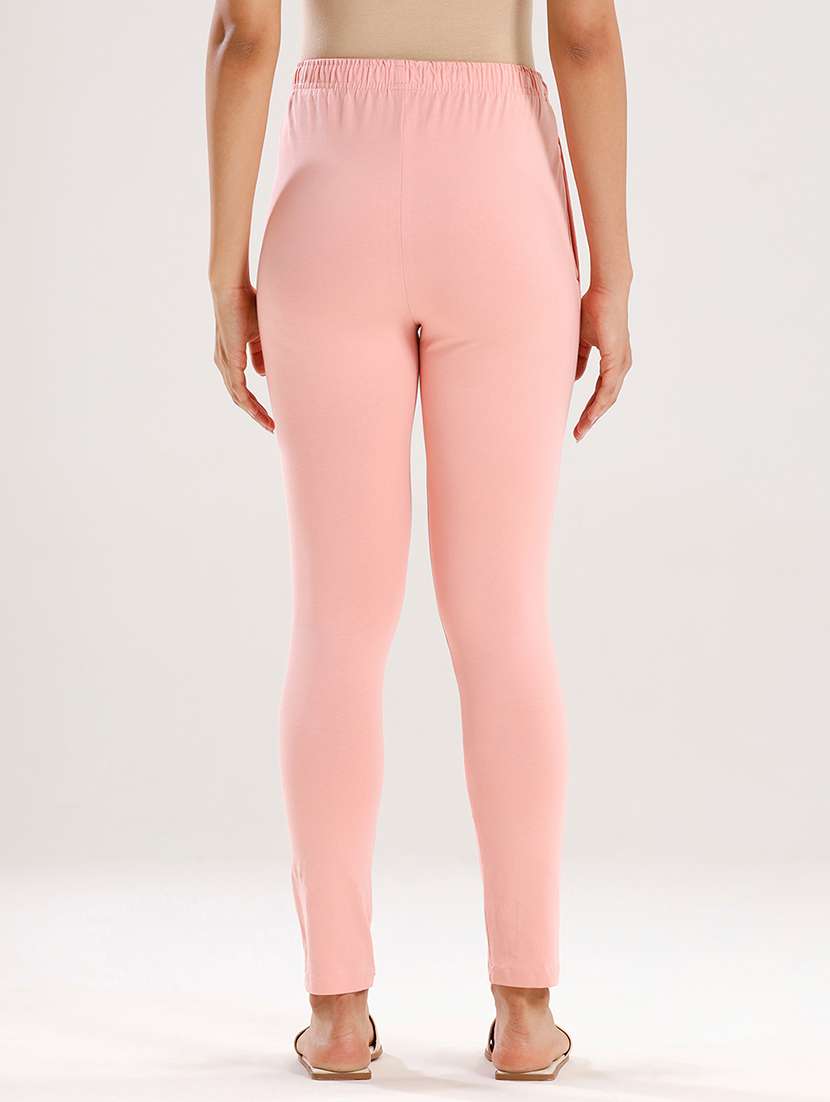 women solid mid rise ankle length legging - 21929584 -  Standard Image - 3