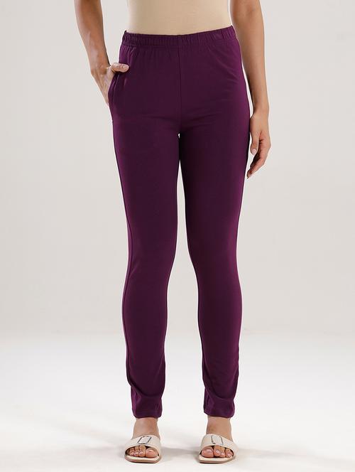 women solid mid rise ankle length legging - 21929585 -  Standard Image - 0