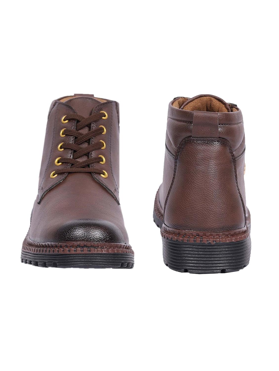 men brown lace up boot - 21930252 - Standard Image - 3
