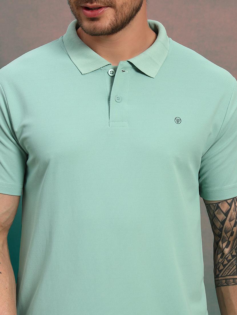 men solid short sleeves regular fit t-shirt - 21930276 - Standard Image - 3