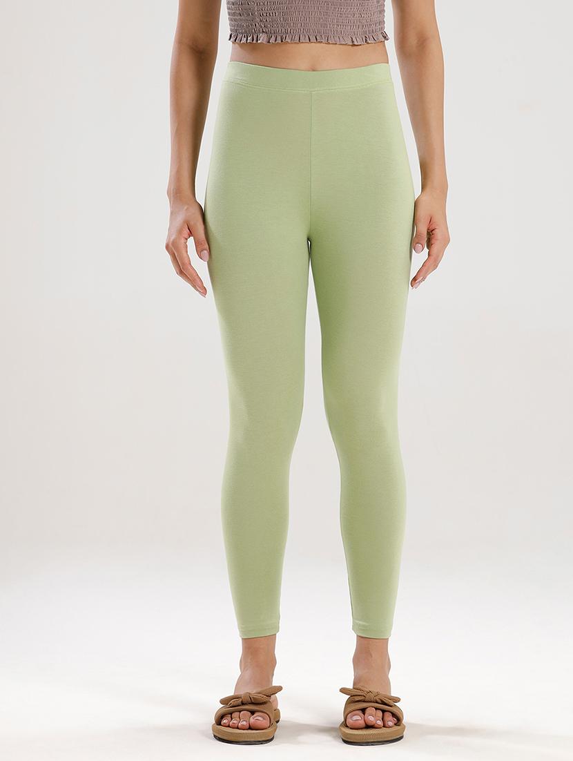 women solid mid rise ankle length legging - 21930295 - Zoom Image - 0