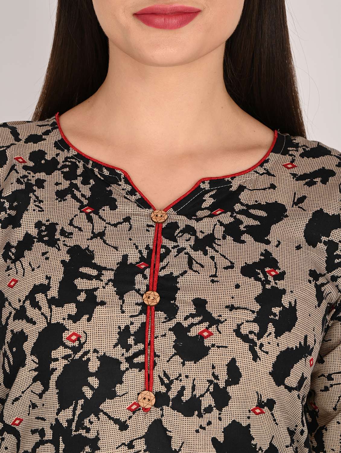 women three quarter sleeve kurta pant with dupatta set - 21930375 - Standard Image - 5