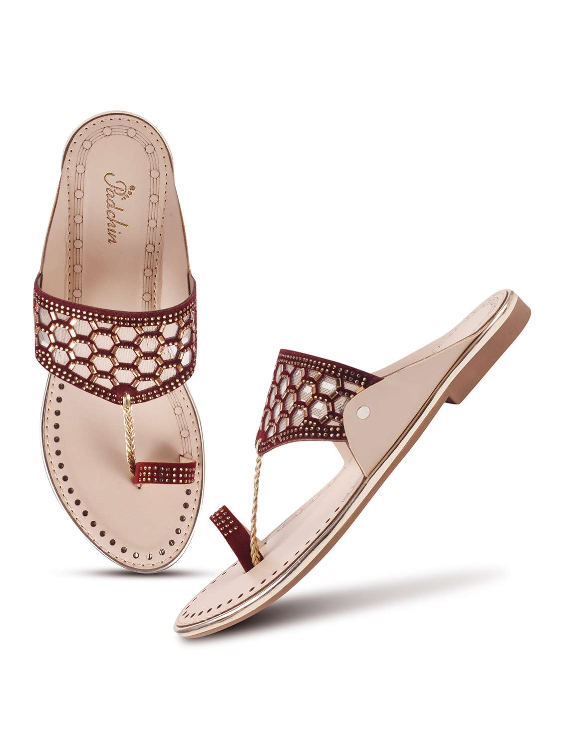Women Embellished One Toe Kolhapuri