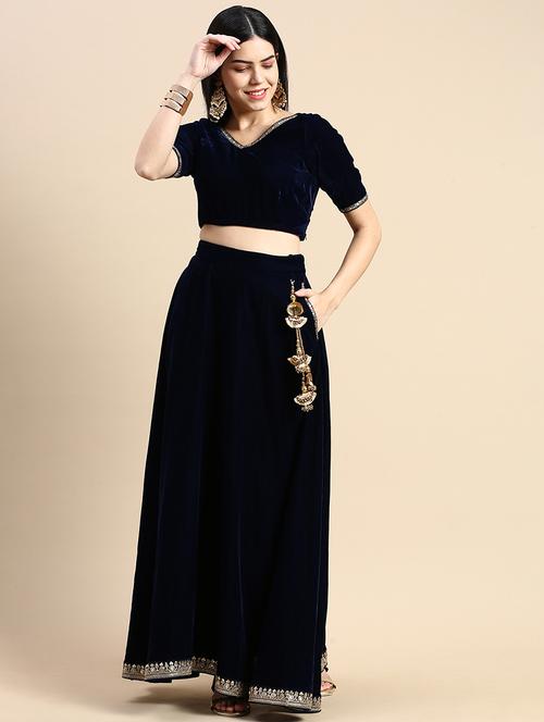 women solid mid rise flared skirt - 21930437 - Standard Image - 0