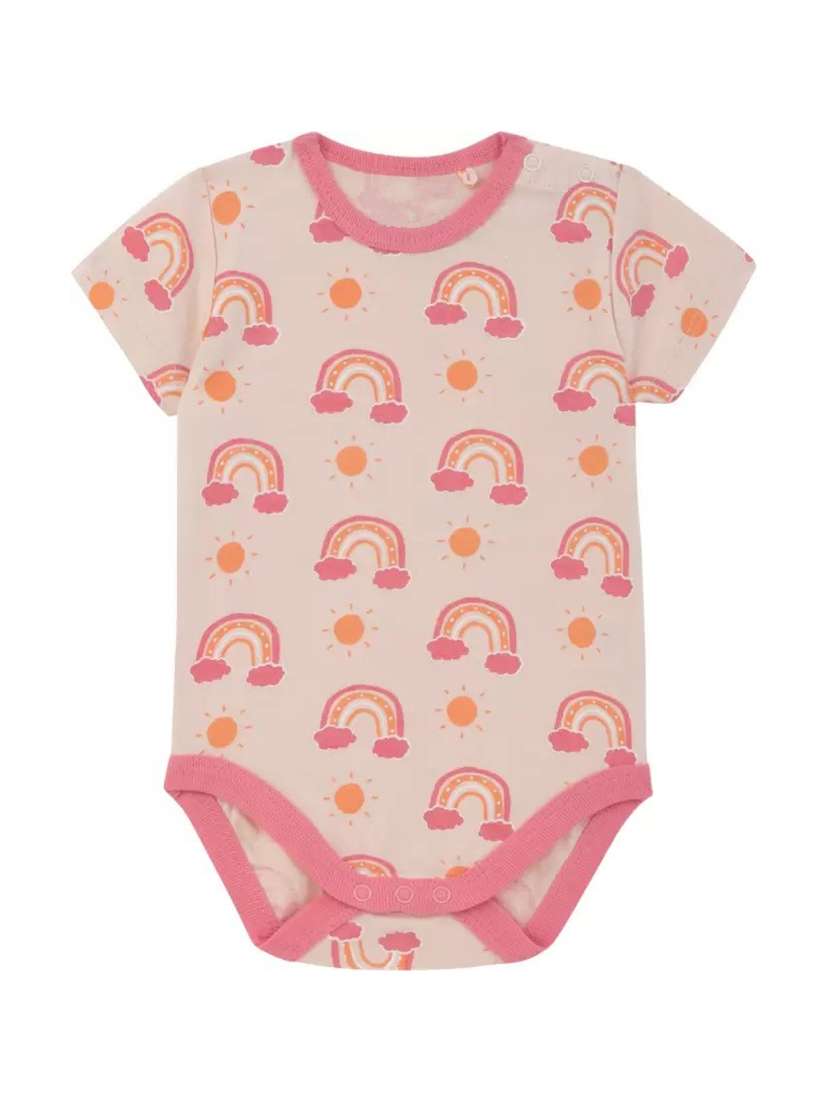 kids printed round neck onesies