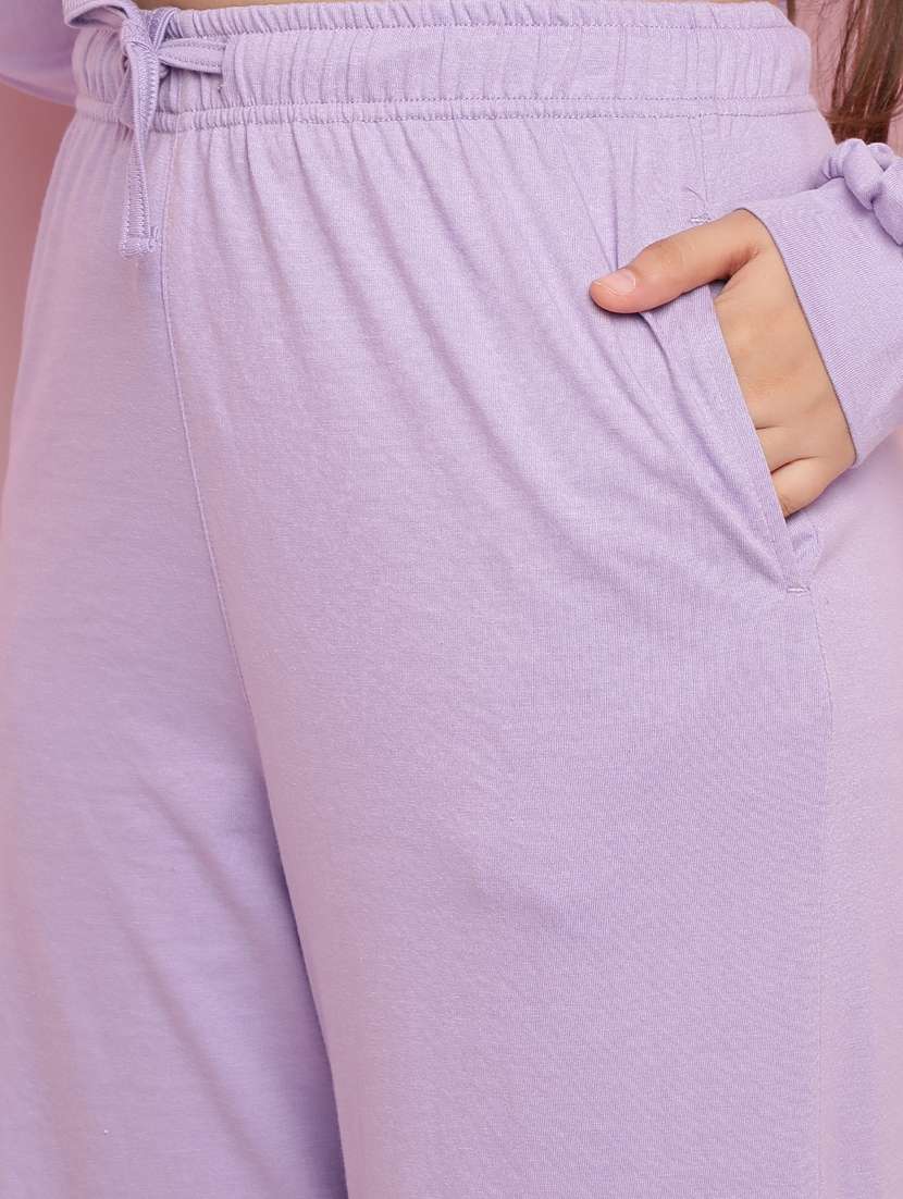 girls typographic long sleeve pyjama set nightwear - 21930677 -  Standard Image - 5