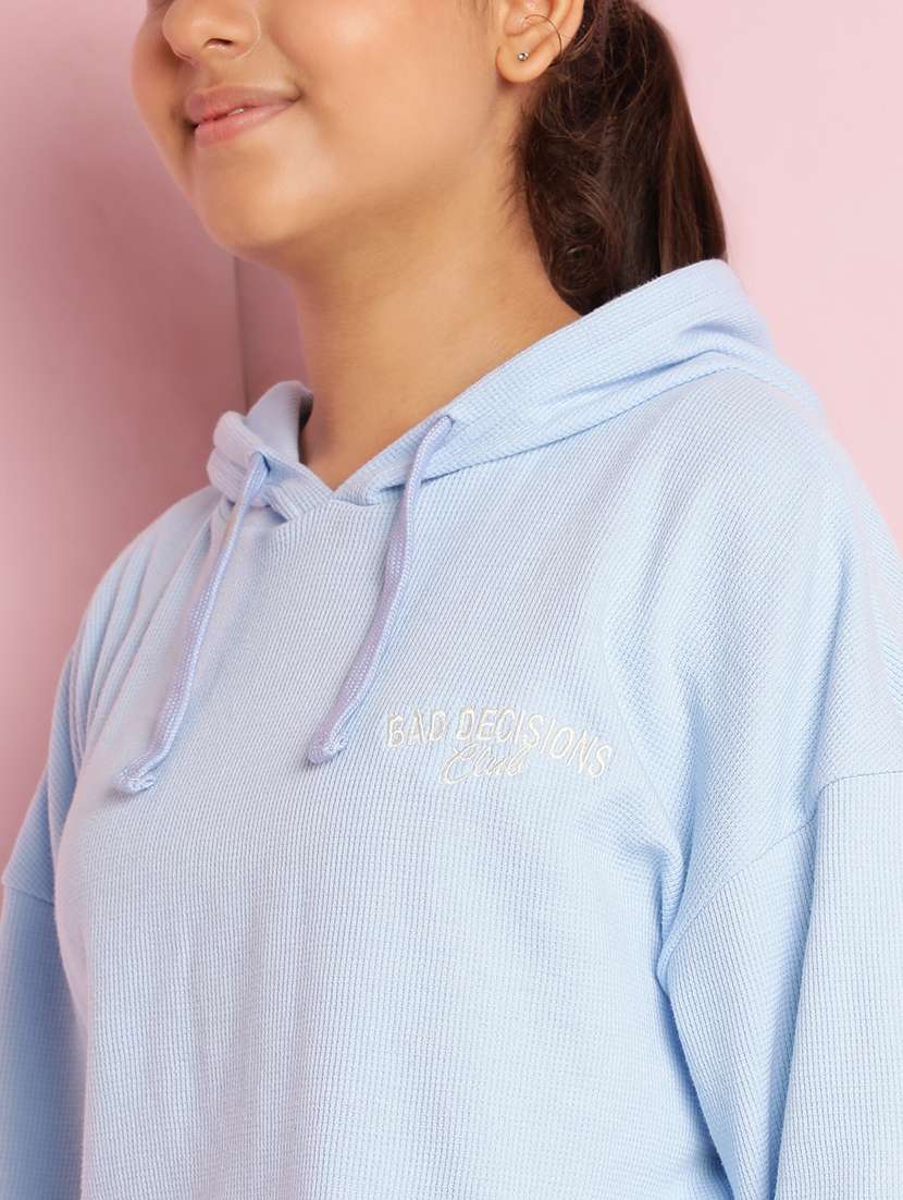 girls solid long sleeve active wear set - 21930693 -  Standard Image - 5