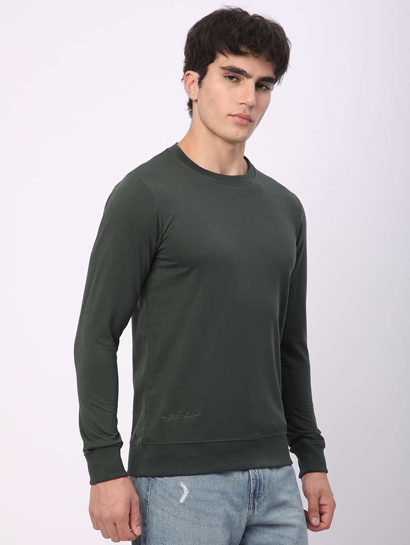 men pack of 2 solid long sleeves sweatshirt - 21930740 - Standard Image - 3