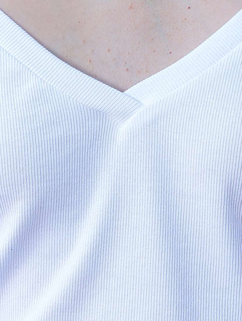 women's 3-in-1 versatile crop top with high neck inner & full sleeve outer - 21930747 -  Standard Image - 5