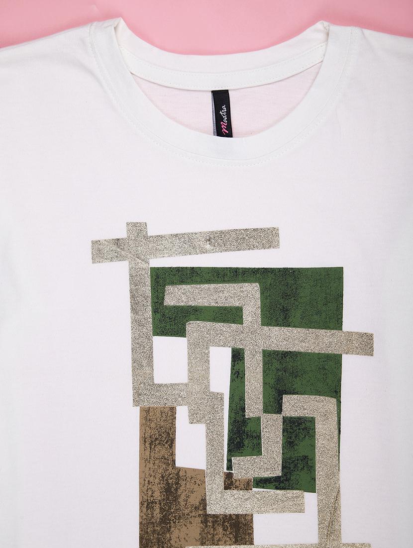 girls printed short sleeve tee - 21930858 - Standard Image - 3