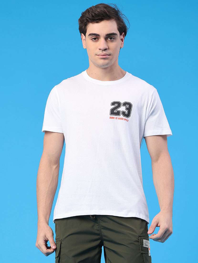 men typographic short sleeve regular fit t-shirt - 21930889 -  Standard Image - 3
