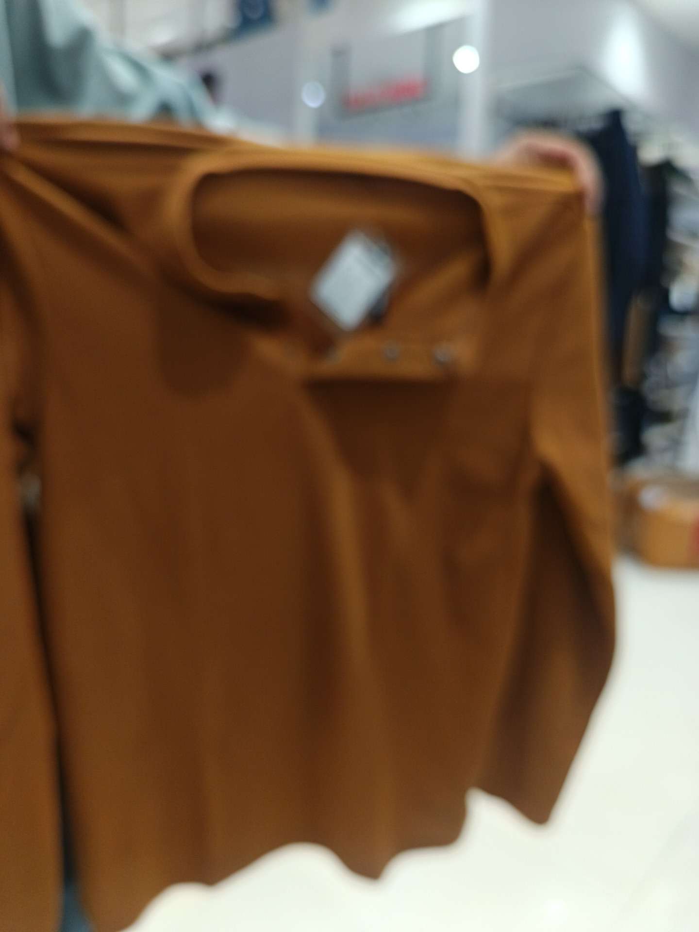 khaki waffle knit tshirt - 21930904 -  Zoom Image - 0