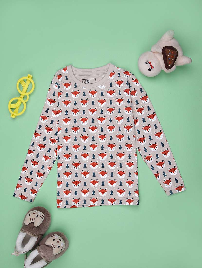 boys printed long sleeve t-shirt - 21930934 - Zoom Image - 0