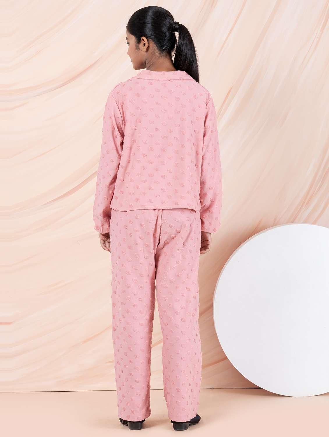 girls self designed shirt & trouser co-ord set - 21930991 -  Standard Image - 3