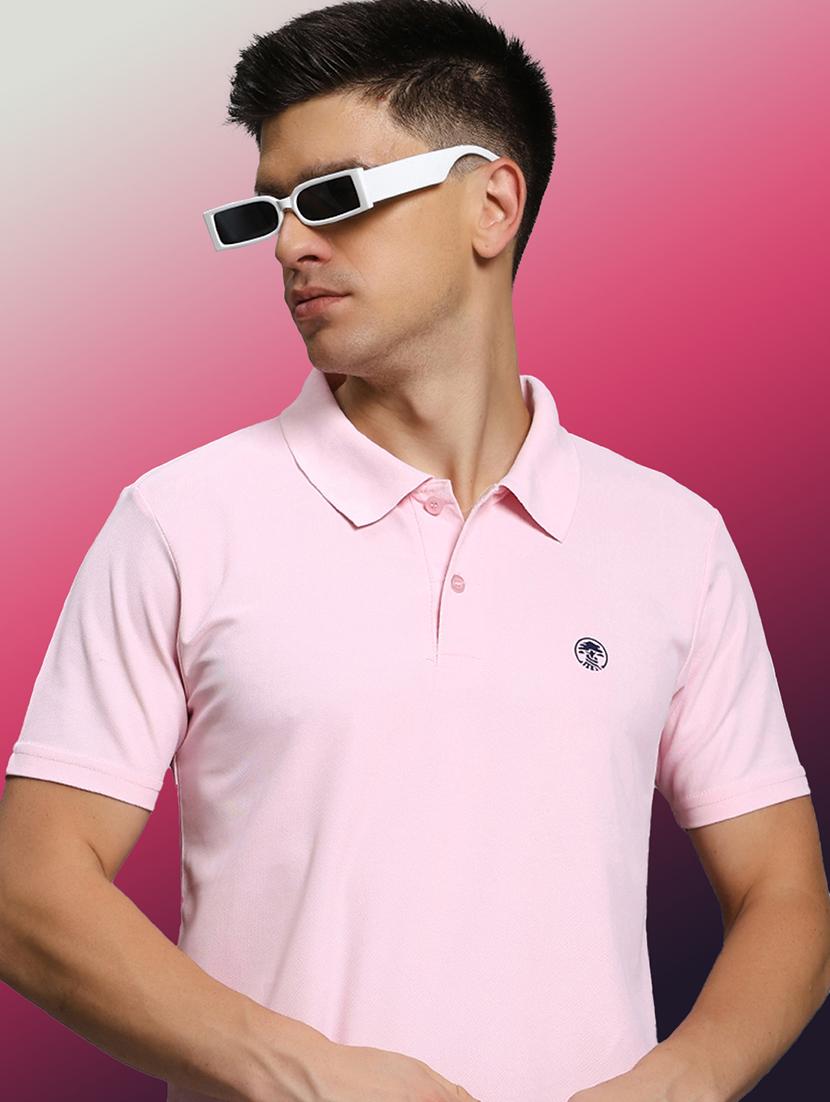 men solid short sleeve regular fit polo t-shirt - 21931018 - Standard Image - 3