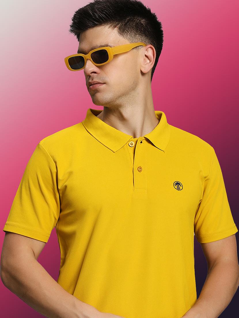 men solid short sleeve regular fit polo t-shirt - 21931020 - Standard Image - 3