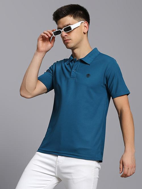 men solid short sleeve regular fit polo t-shirt - 21931024 -  Standard Image - 0