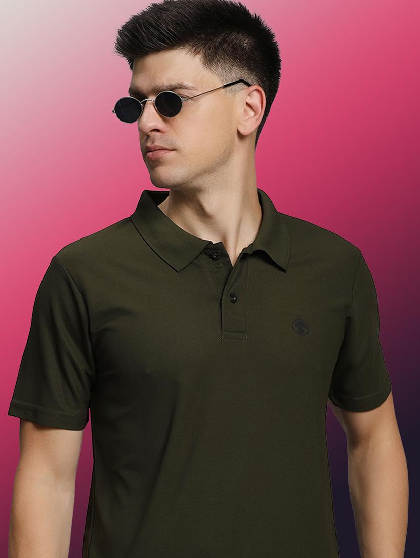 men solid short sleeve regular fit polo t-shirt - 21931027 - Standard Image - 3