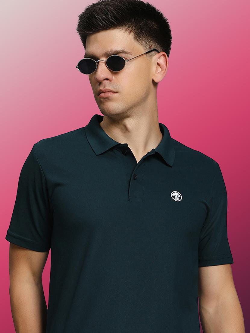 men solid short sleeve regular fit polo t-shirt - 21931028 - Standard Image - 3