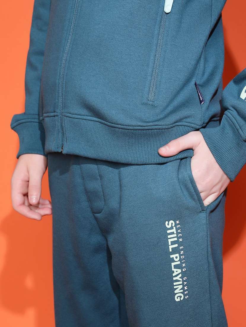 boys typographic long sleeve full length set - 21931059 -  Standard Image - 3