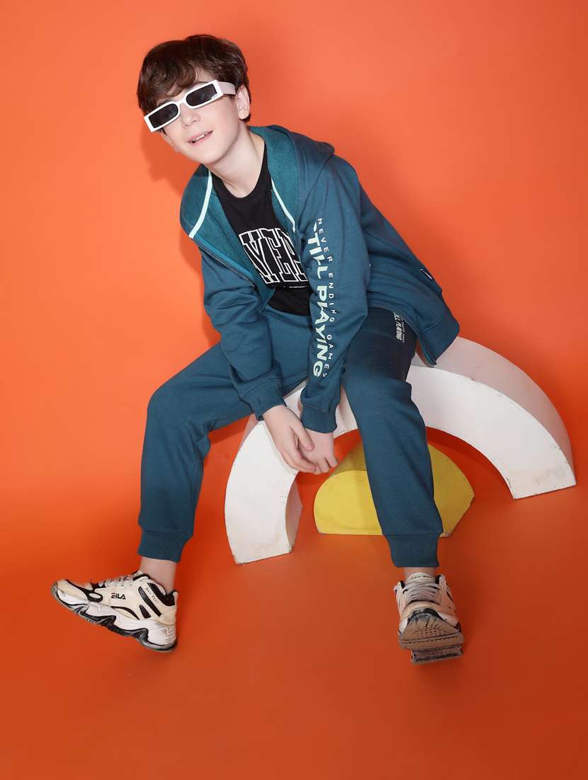 boys typographic long sleeve full length set - 21931059 -  Standard Image - 5