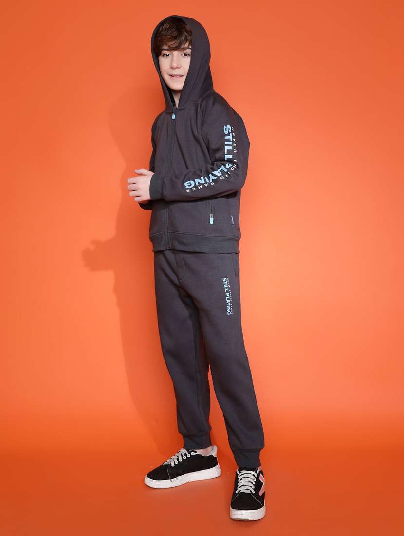 boys typographic long sleeve full length set - 21931060 -  Standard Image - 3