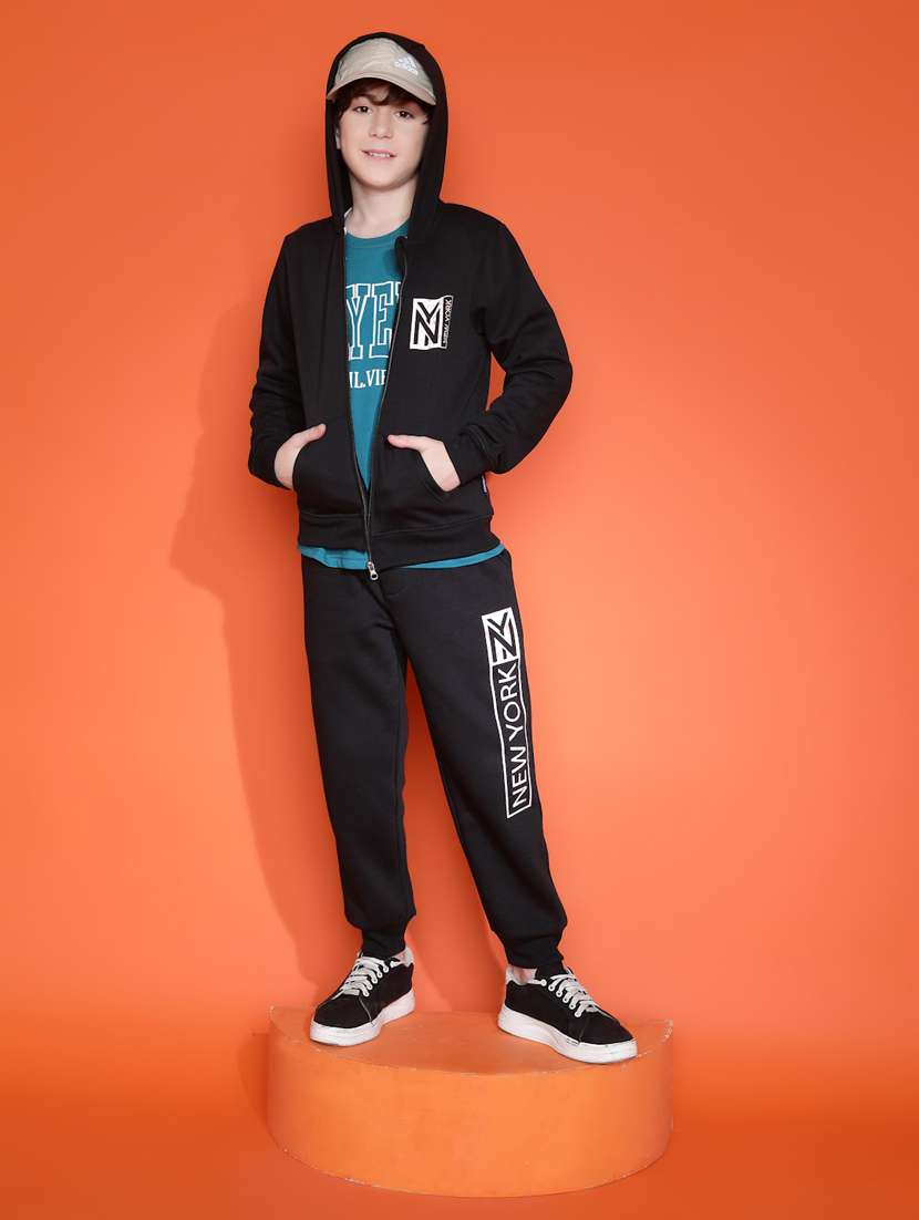 boys typographic long sleeve full length set - 21931061 -  Standard Image - 5