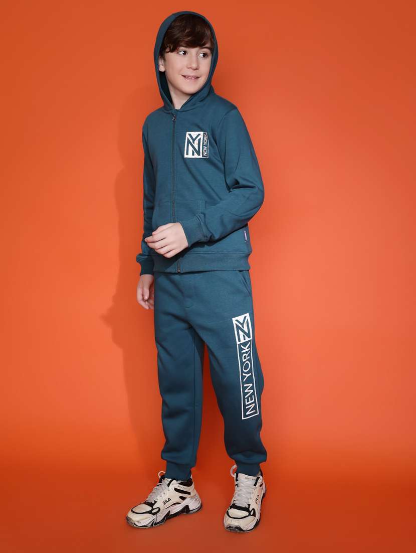 boys typographic long sleeve full length set - 21931062 -  Standard Image - 3