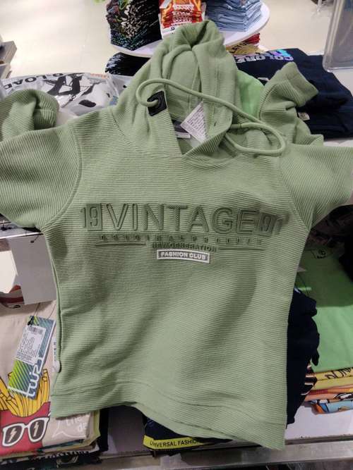 light green jacquard tshirt - 21931341 - Standard Image - 0