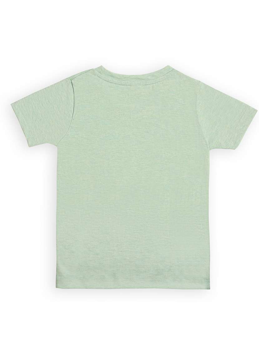 boys printed t-shirt & shorts casual wear set - 21931514 -  Standard Image - 3