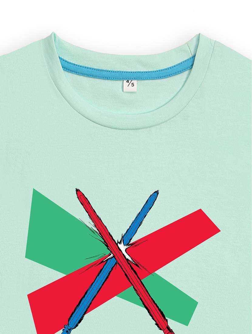 boys printed t-shirt & shorts casual wear set - 21931516 -  Standard Image - 5