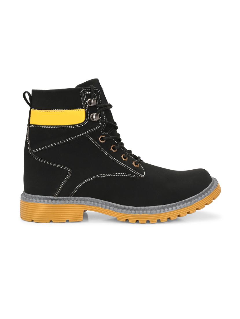 men black lace up boot - 21931619 - Standard Image - 3