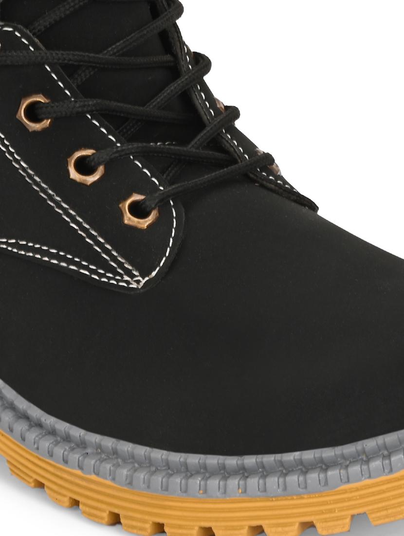 men black lace up boot - 21931619 - Standard Image - 5