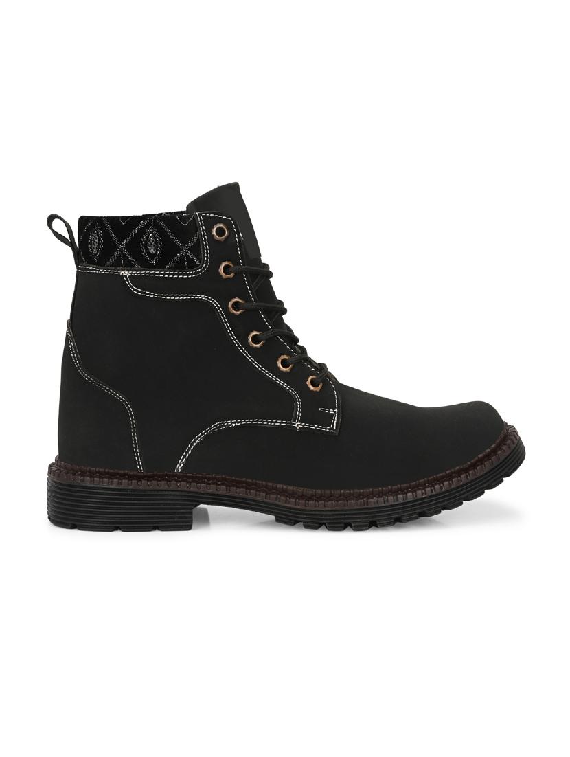 men black lace up boot - 21931620 - Standard Image - 3
