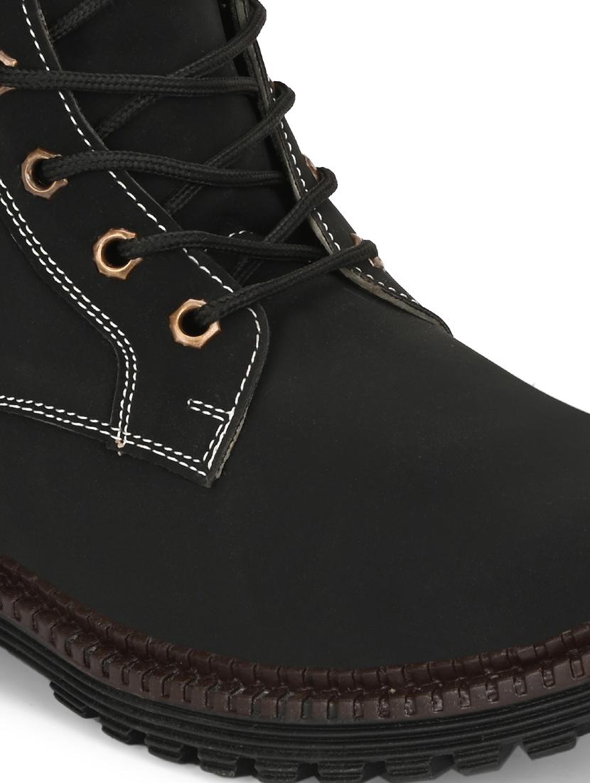 men black lace up boot - 21931620 - Standard Image - 5