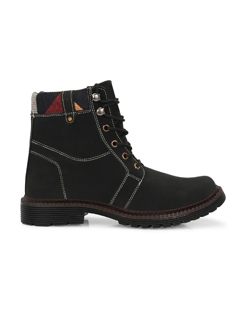 men black lace up boot - 21931621 - Standard Image - 3