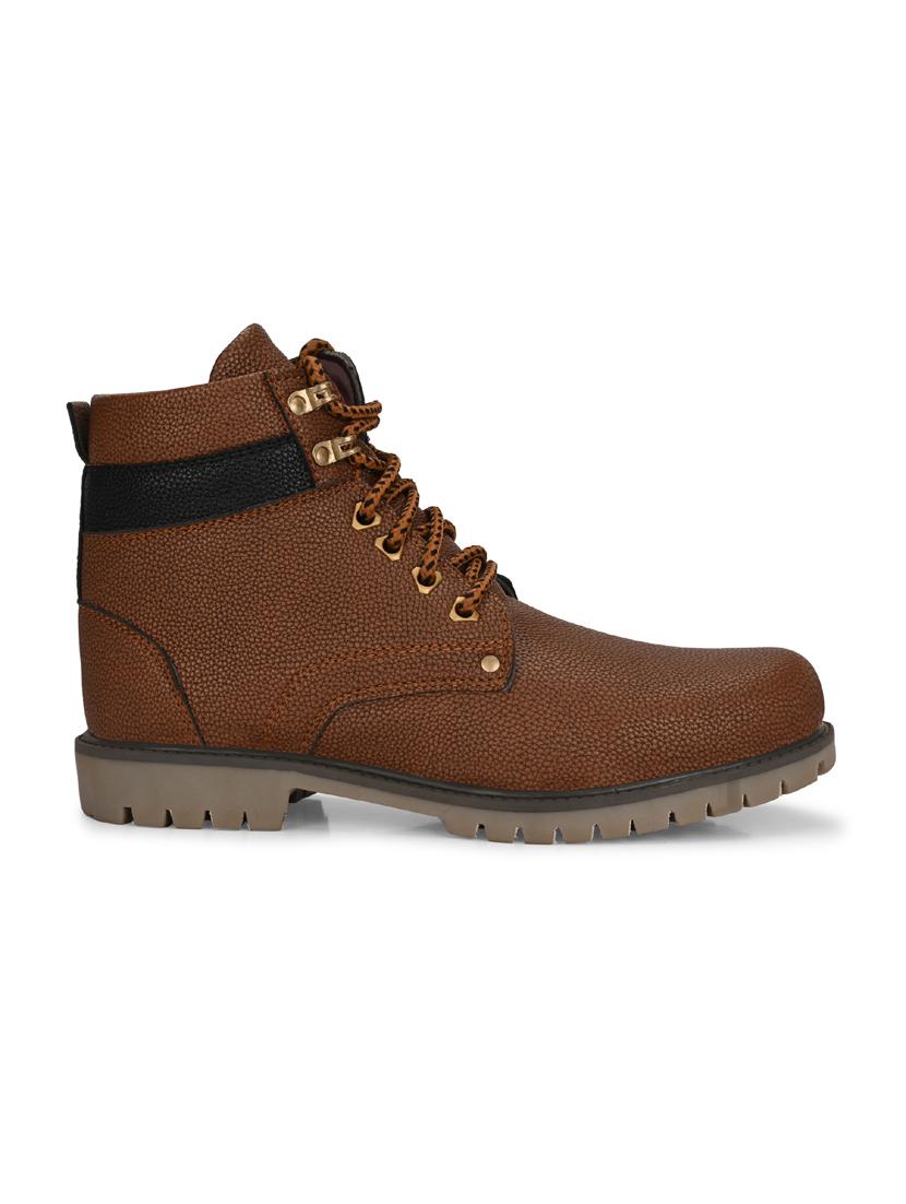men brown lace up boot - 21931624 - Standard Image - 3