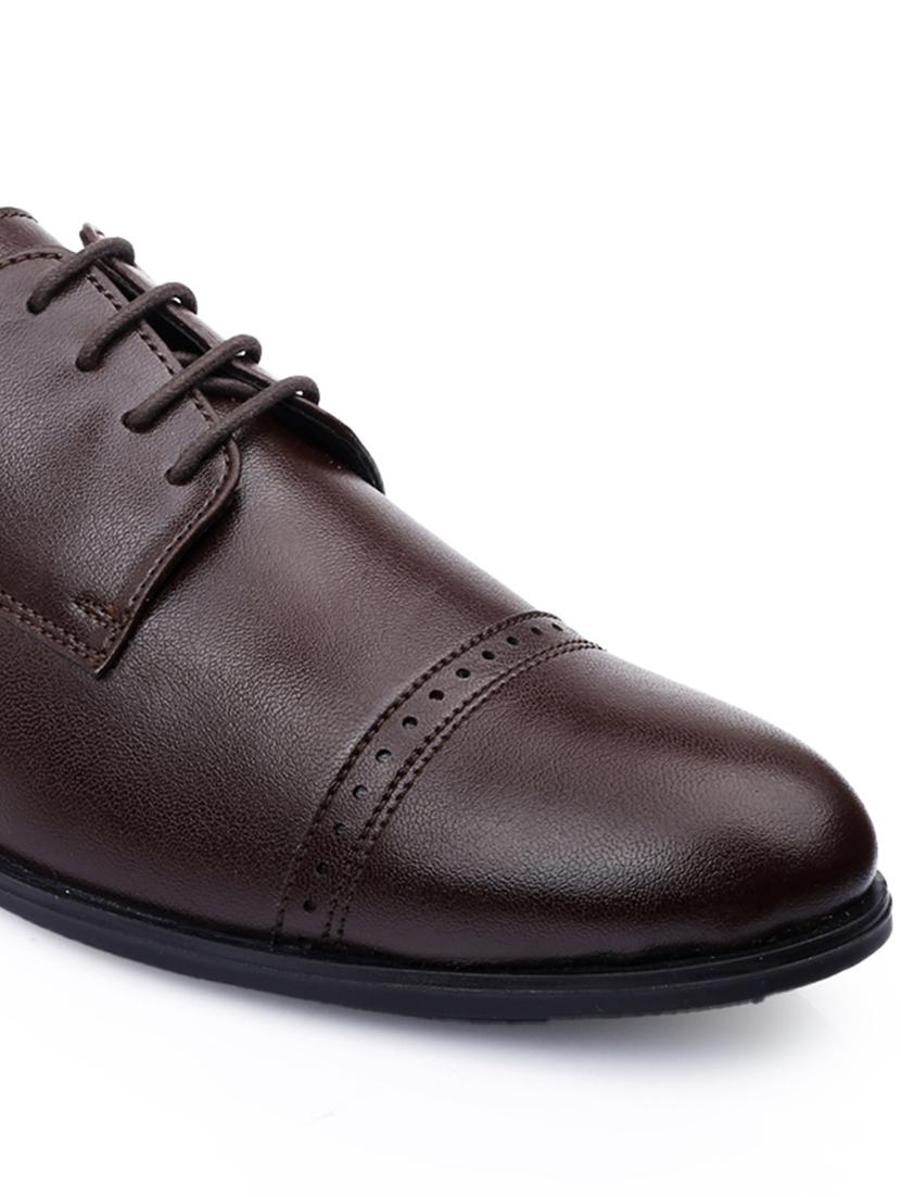 men brown lace-up brouge - 21931650 - Standard Image - 5