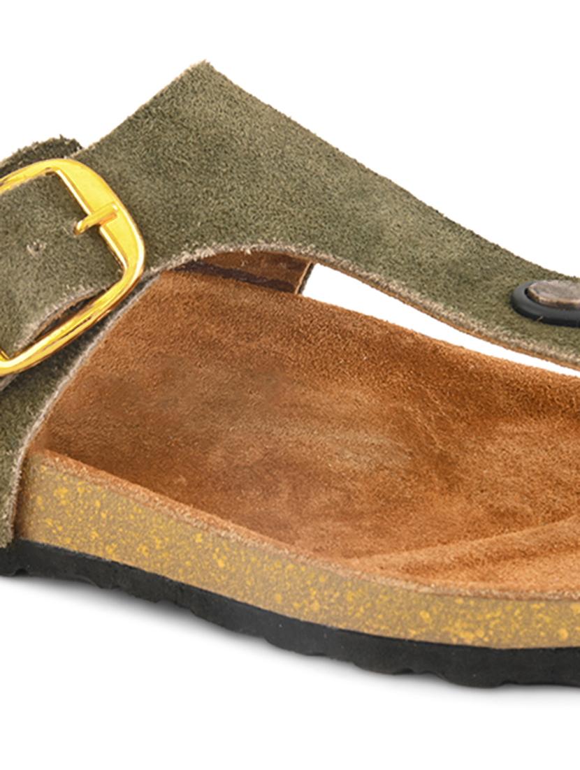 men solid toe separator sandal - 21931674 - Standard Image - 5