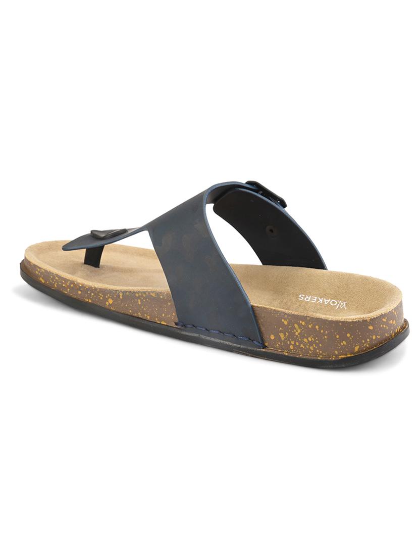 men printed toe separator sandal - 21931677 - Standard Image - 3